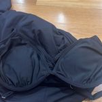 Lands' End  women’s black one piece swim dress size 10p. Photo 4