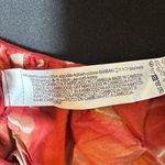 ZARA  Red Marble Maxi Dress Off Shoulder Tiered Ruffles Lightweight Size M‎ Photo 5