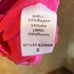 Mustard Seed Fuchsia V-Neck Mini Dress with Tie Photo 2