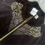 Chico's NEW  Zenergy Velour Embellished Jacket Size 2 (US Large) Photo 8