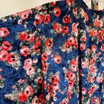 LuLaRoe Velvet Floral Kimono Duster Cardigan Women’s Medium Open Front Layering Photo 9