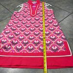 Entro  Shirt Sz S Pink Floral Scallop Boho Cottagecore Summer Feminine Fairy EUC Photo 11