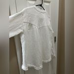 Free People  Yucca Double Cloth Top in optic white Size Small oversized Photo 10
