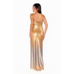 Show Me Your Mumu Taylor Tube Dress in Gold Ombre Sequins L NWT Photo 7