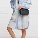 Coach Signature Chain Crossbody Bag COLOR: Navy / Pewter Photo 10