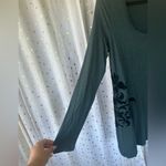 Soft Surroundings Scoop Neck Velvet Applique Detail Casual Tunic Dress Top M Photo 2