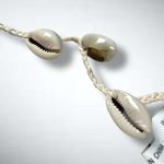 Free People Maui Shell Necklace Bohemian Beach Neutral Natural Resort Vaca NEW Photo 6