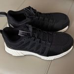 Reebok Work Women’s 6.5W Black White Steel Toe Slip Resistant Safety Shoes Photo 1