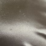 La Femme Womens Strapless Metallic Gown Dress Stretch Satin Platinum Silver Sz 4 Photo 11