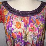 Argenti Floral Print Embellished Short Sleeve Baby Doll A Photo 2