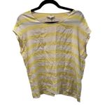 Madewell Broadway & Broome by  silk striped short sleeve tee Photo 3