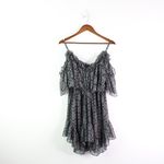 MISA Los Angeles  Suki Chiffon Floral‎ Mini Dress Black S Photo 1