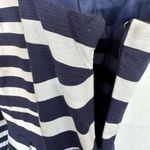 Charter Club  Navy & White Natuical/Coastal Stripe Fit & Flare‎ Dress Size 14 Photo 8
