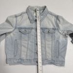 Forever 21  Denim Trucker Jean Jacket Womens Size M Button Up Long Sleeve Blue Photo 6