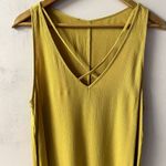 Forever 21  NWOT Mustard Yellow Tank Dress Size M Photo 4