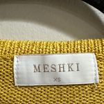 Meshki  Anna Flare Sleeve Knit  Dress Yellow Photo 1