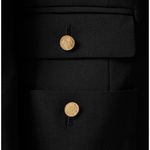 J.Crew Vivienne Blazer Italian Bi Stretch Wool Blend Black Classic $348 US 0 NWT Photo 3