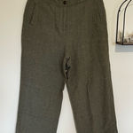 Poetry  100% Linen Green Lightweight Casual Pants Size 12 Photo 0