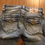 True Religion  Stella Low Rise Skinny Jeans size 25 trashed distressed ripped Y2K Photo 9
