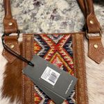 Myra Bag Cowhide & Leather Purse Bag Aztec Western Texas Nashville NWT Brown Photo 7