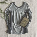 Free People Beach Grey Sweatshirt XS Photo 0