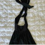 Stone Cold Fox Black Mini Halter Dress Photo 3