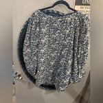 Apiece Apart Navy Floral Women's Top. Size 2 Photo 6