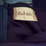 Altar'd State Altar’d State Navy and White Striped Open Back Sleeveless A-Line Dress Sz Large Photo 7