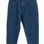 L.L. Bean jeans Denim lined flannel Red Plaid soft cozy warm vintage Cabincore Blue Size 8P Photo 0