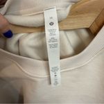 Lululemon Braided Sleeve Pullover White Opal Size 10 Photo 3