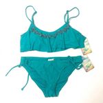 Hobie  Embellished blue green teal 2piece swimsuit Photo 0