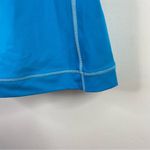 Lands' End Bright Aqua Blue Strappy Modest Tankini Swim swimsuit top womens 8 M Photo 3