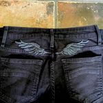 Robin’s Jean Black Gold Button Front Pocket Skinny Jeans Size 25 Photo 1