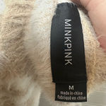 MINKPINK  Wild Jane Animal Print‎ Sweater Fuzzy, Soft, Cozy Size M Photo 4