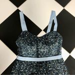 ABS Allen Schwartz NWT Eden Bustier Floral Print Midi Semi-Sheer Mesh Panels 10 Photo 7