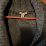 Merona Woman’s Gray cable knit cardigan sweater 3 buttons size Large Gently worn Photo 4