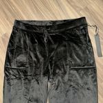 House Of Harlow 1960 Women's Size L Velour Joggers Black Large Photo 1