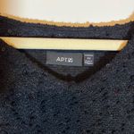 Apt. 9  Black Sequin Layered Sweater 3XL NEW Photo 2