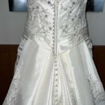 Gorgeous Casablanca Taffeta Halter Wedding Gown! White Size 12 Photo 7