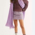 Free People  Sweetheart Mock Neck Sweater Chunky Knit Garnet Grotto Women’s Small Photo 2