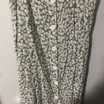 SheIn  Green Floral Mini Dress with Buttons Photo 2