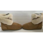 Serra  boots Brown Size 10 New No Box Lamb skin Suede Leather Upper Lamb fur warm Photo 2