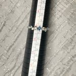 Antian Accessories™ 925 Sterling Silver Star & Blue CZ Ring Photo 1