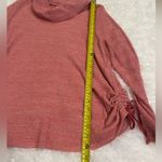 J.Jill waffle knot Cowl Neck top shirt pink woman’s size XLarge XL petite Photo 7