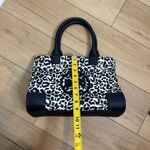 Tory Burch  Mini Ella Printed Tote Leopard Blue White Photo 8