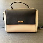 Kate Spade  Paterson Court Brynlee Satchel Purse Beige Black Cream *READ* Photo 4