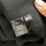 Co Women's Black Cotton Sleeveless Drop Waist Oversize Tunic Sweater Size M/L Photo 4