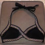 PINK - Victoria's Secret Victoria’s Secret PINK Black Pattered Bikini Top Photo 0