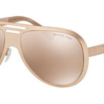 Michael Kors  Rose Gold Clementine Aviator Sunglasses Photo 0