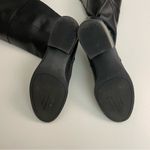 Lauren Ralph Lauren Boots Macelyn Riding Equestrian Leather Buckles Tall Black Silver Size 8.5 Photo 12